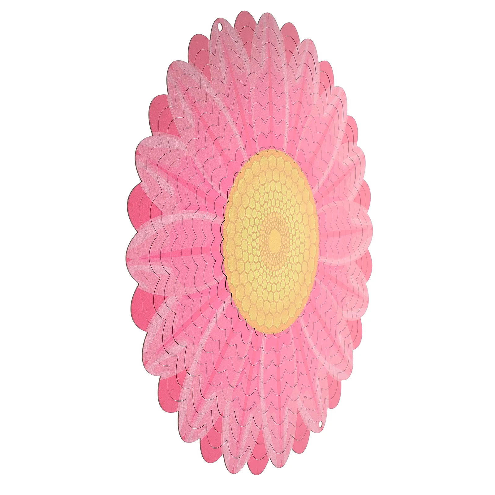 

Wind Chime Ornament Garden Hanging Ornaments Decor Spinners Outdoor Home Metal Flower Decorations for Patio Household