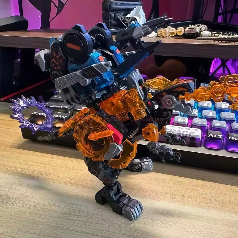 52 jouets série Beast Box Flame Master & Ice Master ensemble Transformation de dinosaure modèles mécanisés cadeau de noël à la mode