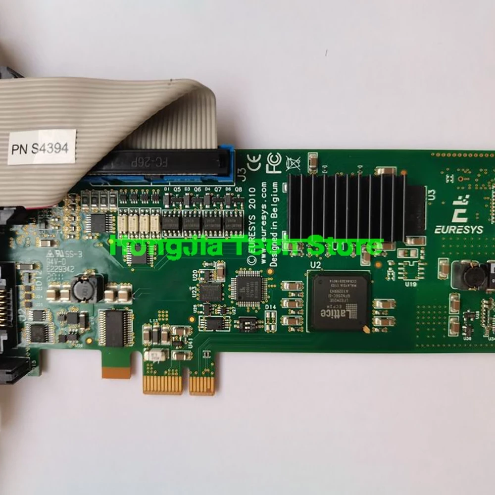 Original EURESYS 2010 DualBase PCI-E X4 Image Capture Card S4394