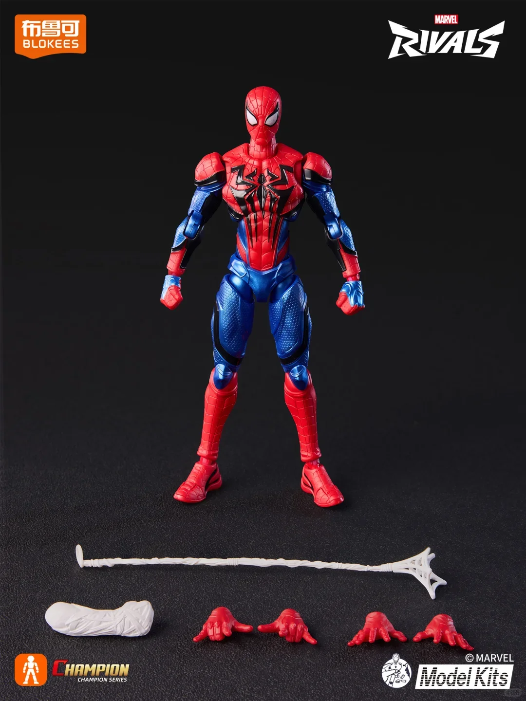 IN STOCK Blokees Marvel Rivals Spider-Man&Venom Symbiote Action