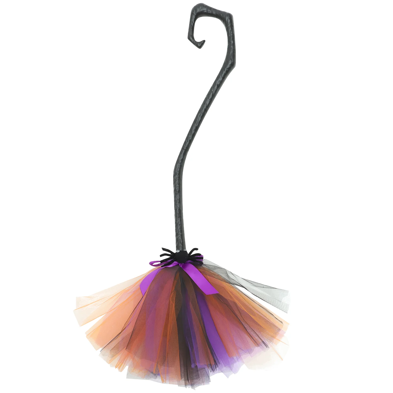 Decorate Women's Halloween Cosplay Broom Props Plastic Moving Broomstick Decorations