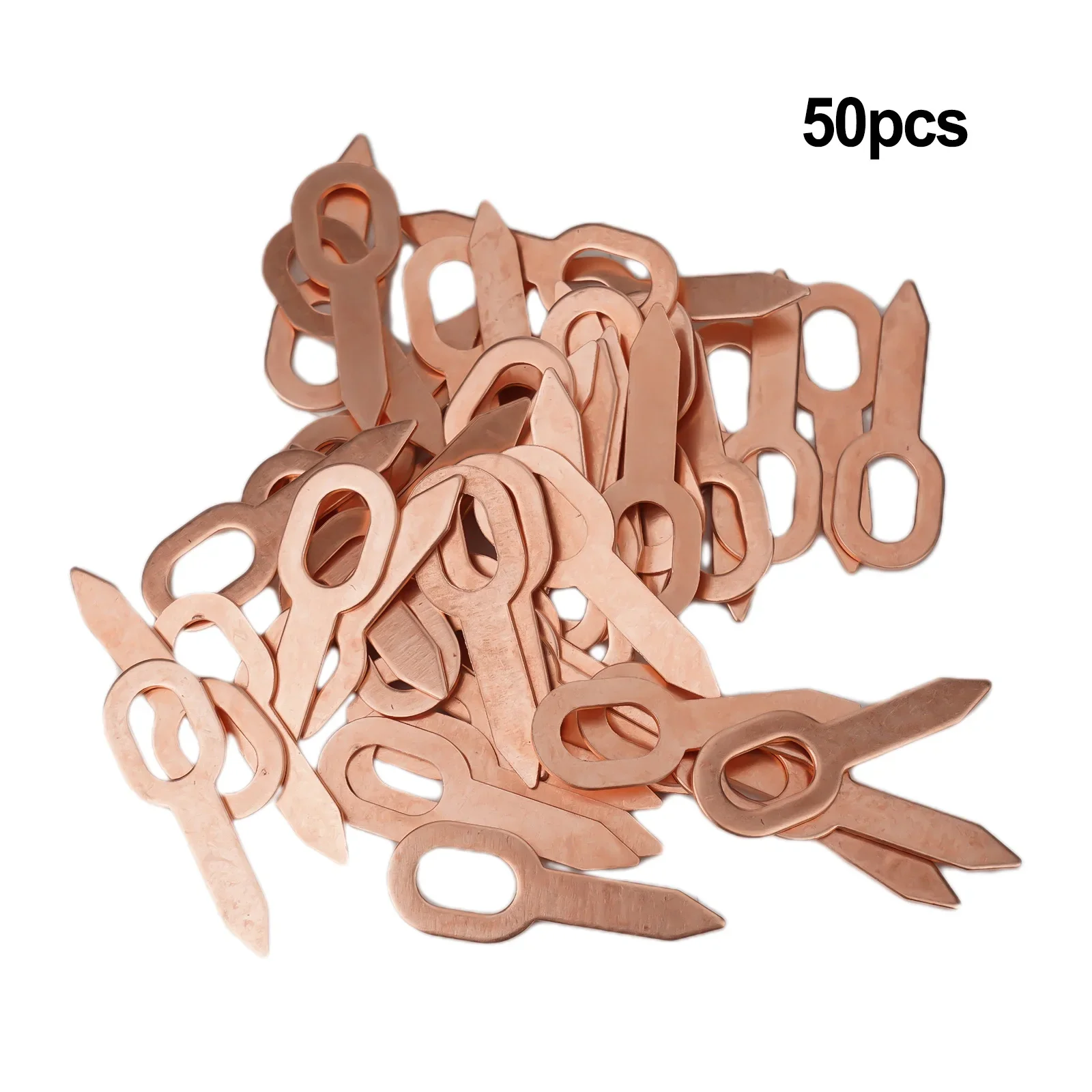 

Recessed Pull Ring 2mm Thickness 55mm Length Copper-plated Durability Pull Washer Tool For Spot Welding Welder