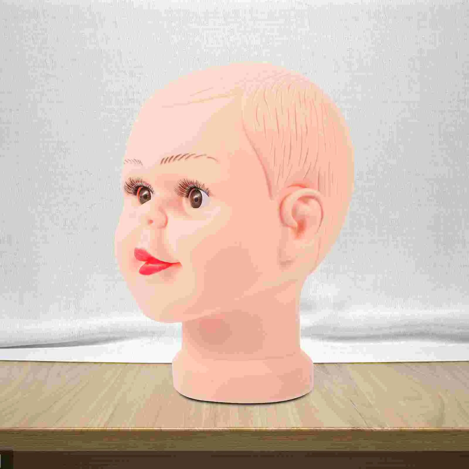 Caps Children's Hat Head Circumference Display Stand Human Body Model Mannequin Face Baby