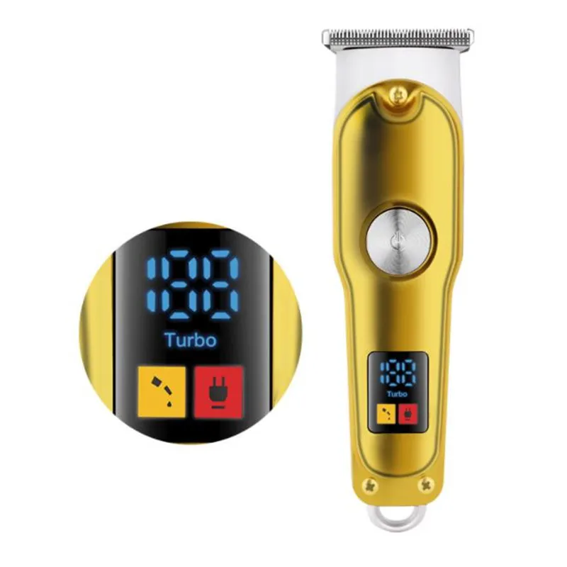 

Electric Barber Clipper Precision Hair Trimmerr Cordless Personal Head Haircut Machine Man Hairstyle Cutter Metal Body Shaver