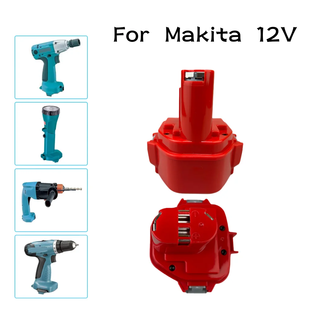 

Ni-Mh 12V 4800mAh For Makita PA12 Battery Compatible with 1200 1220 1222 1233SA/B1235 192681-5 Power Tool Replacement Battery