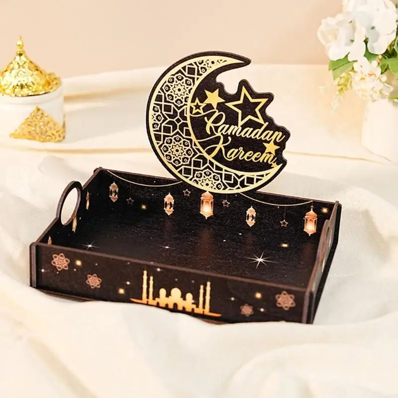 Wooden Organiser Tray Perfect For Storing Small Items Kitchen Bedroom Or Bathroom Elegant Dessert Container JOMD