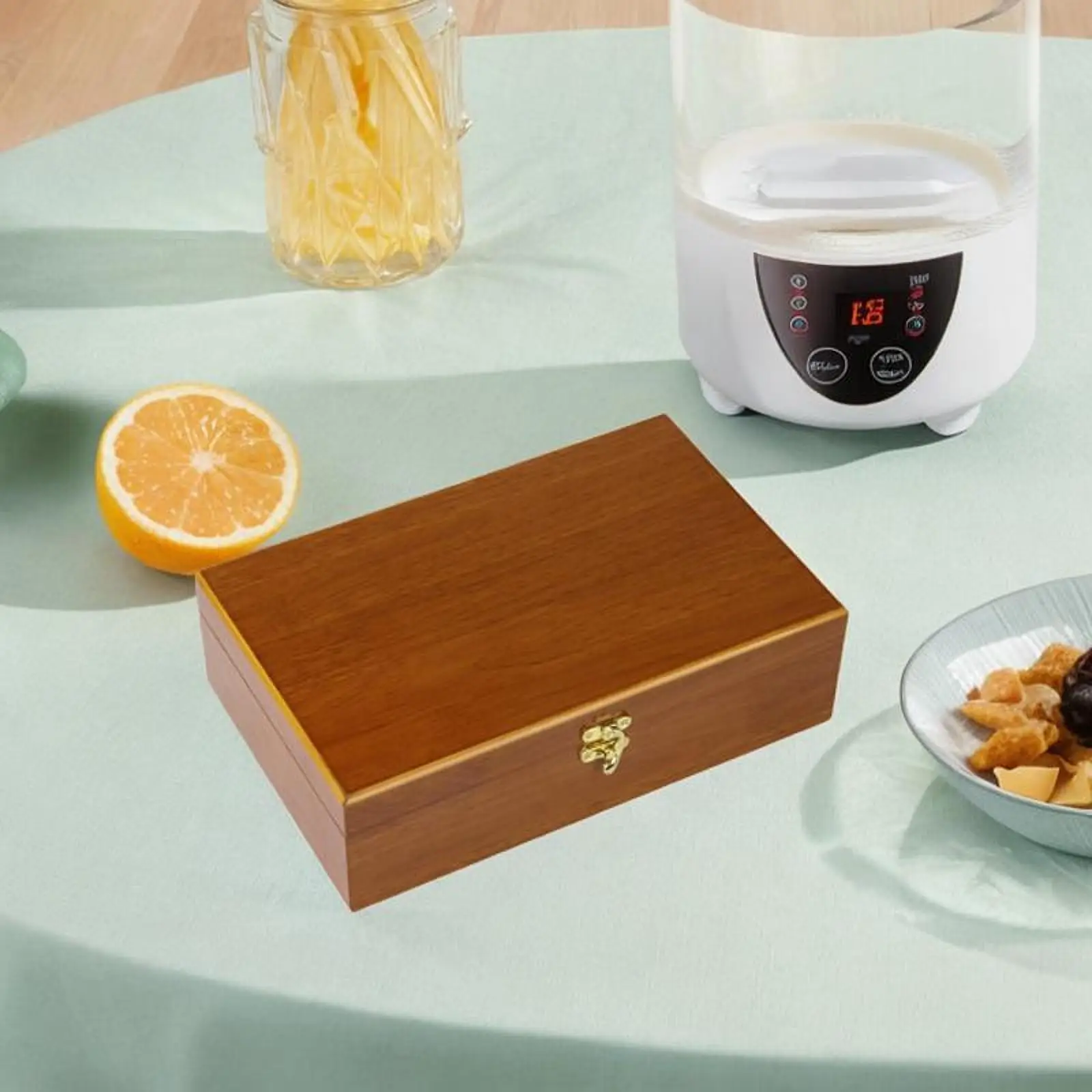 

Storage Box Organizer Decoration Jewelry Box with Lid Treasure Box Gift Box for Sundries Crafts Art Hobbies Earring Keepsakes