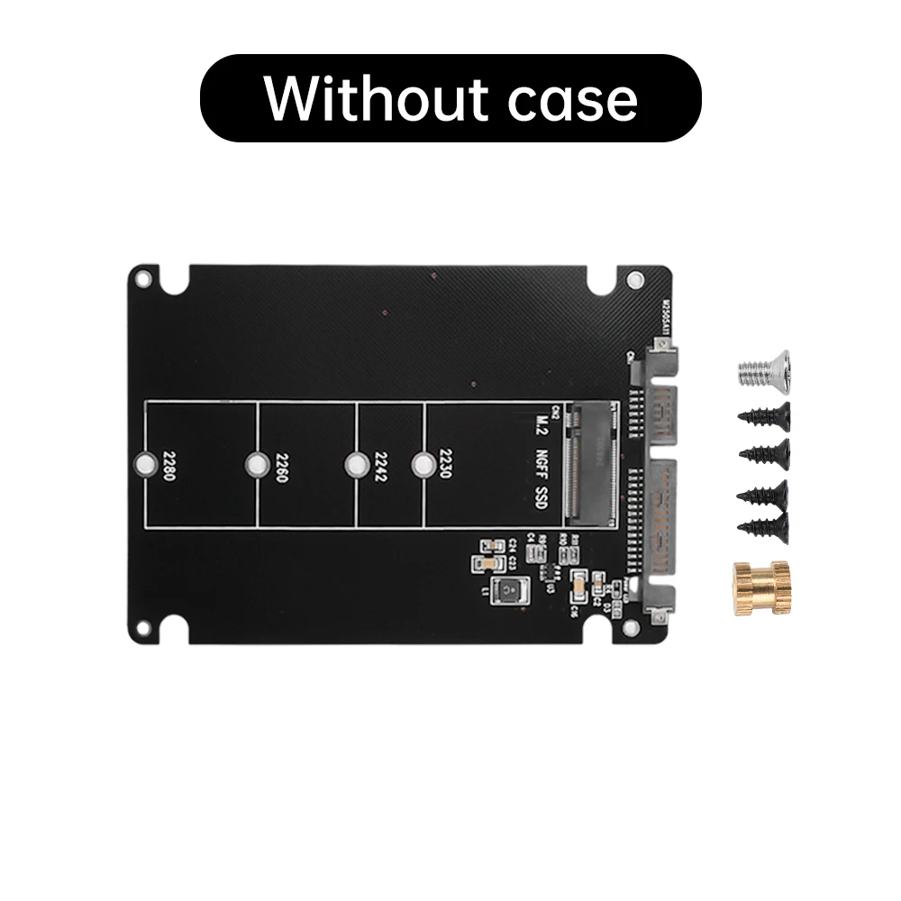 SATA3.0 6Gbps M.2 NGFF SSD إلى SATA3 بطاقة محول M2 NGFF SSD إلى SATA3.0 صندوق القرص الصلب الخارجي لوح مهايئ القرص الصلب #4