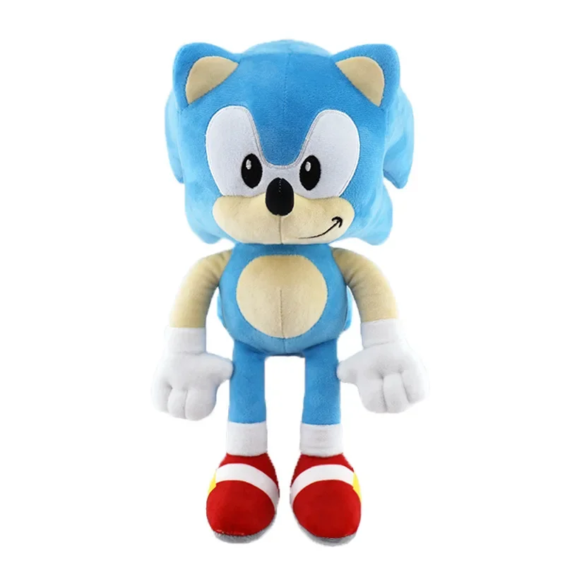 NEW 28CM Super Sonic Plush Toy The Hedgehog Amy Rose Knuckles Tails Cute Cartoon Soft Stuffed Doll Birthday Gift For Children - view 6
