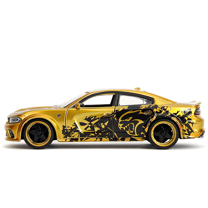 JADA 1:32 chargeur SRT HELLCAT 2021 voiture en alliage moulé sous pression et véhicules jouets modèle de voiture Miniature échelle modèle de voiture pour les enfants