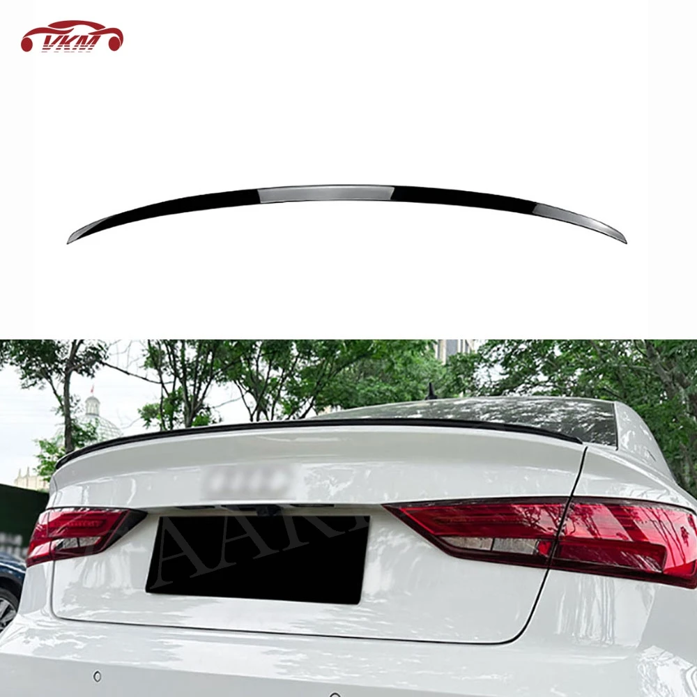 

Rear Spoiler For Audi A3 S3 8V Sedan 2014 - 2020 Car Rear Trunk Lip Spoiler Wings Trim Body Kits Car Accessories