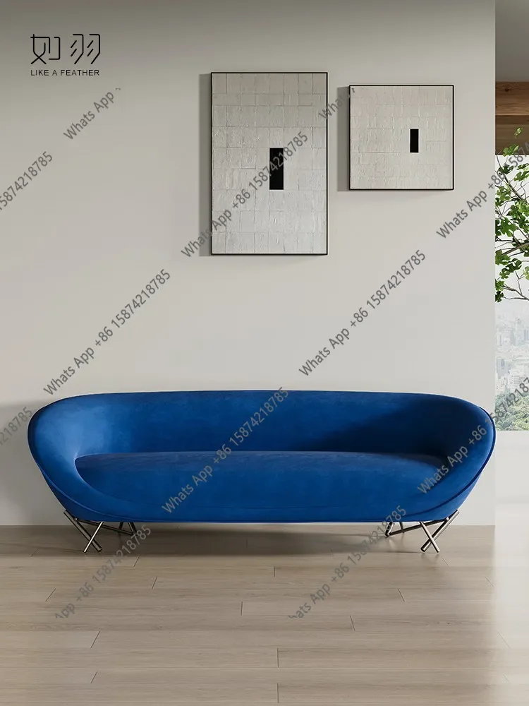

I Bird's Nest Sofa Modern Simple Personality Commercial Light Luxury Designer Creative Curved Sofa