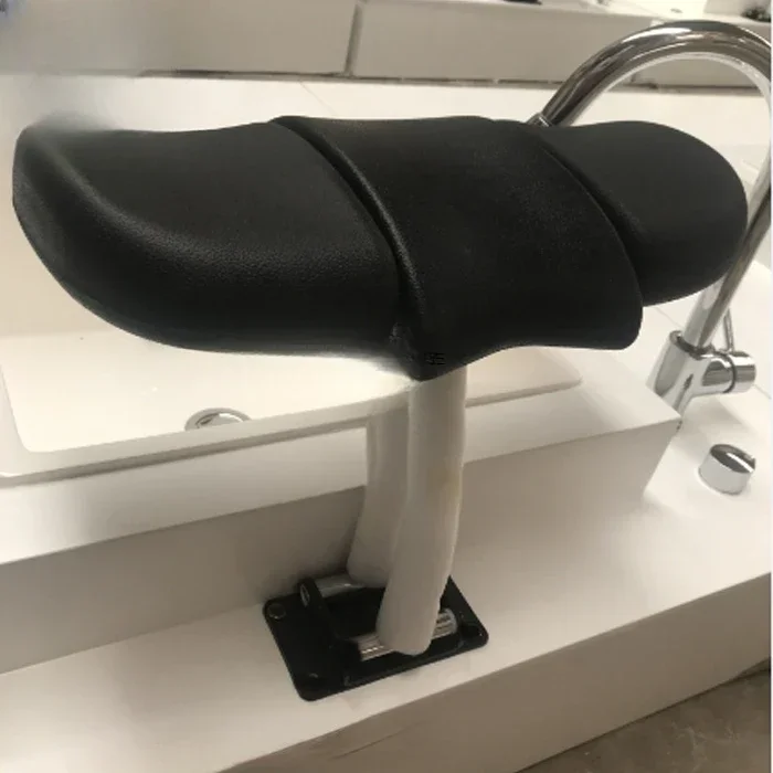 Adjustable pedicure footrest for spa pedicure sink chair/3 pad pedicure spa footrest