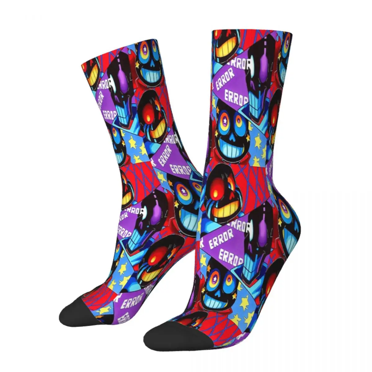 Errors Undertale Frisk Flowey Toriel Sans Papyrus Socks Male Mens Women Winter Stockings Hip Hop