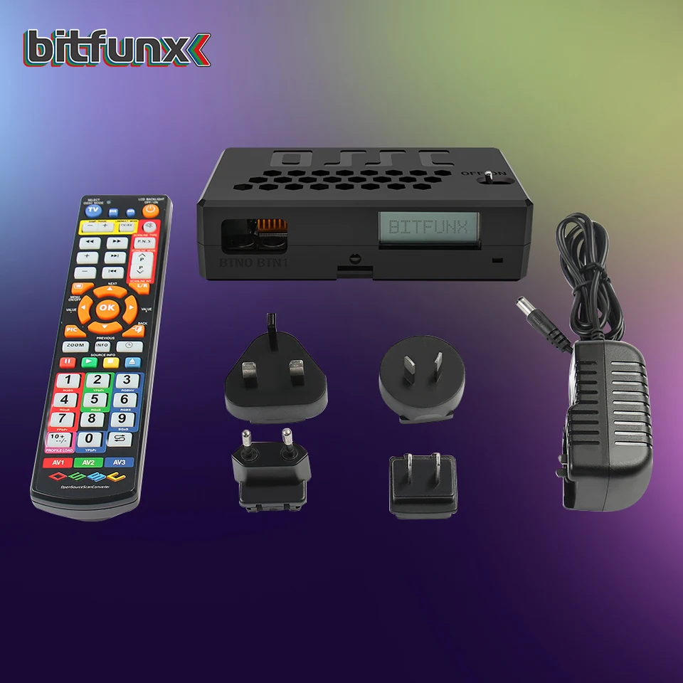 Bitfunx OSSC オープンソース スキャン コンバーター HDMI Bitfunx OSSC HW V1.8 Open Source Scan Converter HDMI™ Adapter for