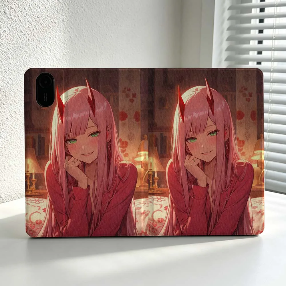 Anime D-Darling In The Franxx Cover For Xiaomi Redmi Mi Pad 8 7 6 5 4 2 SE K Pro Max Ultra Poco Pad Soft Inch Tablet Case