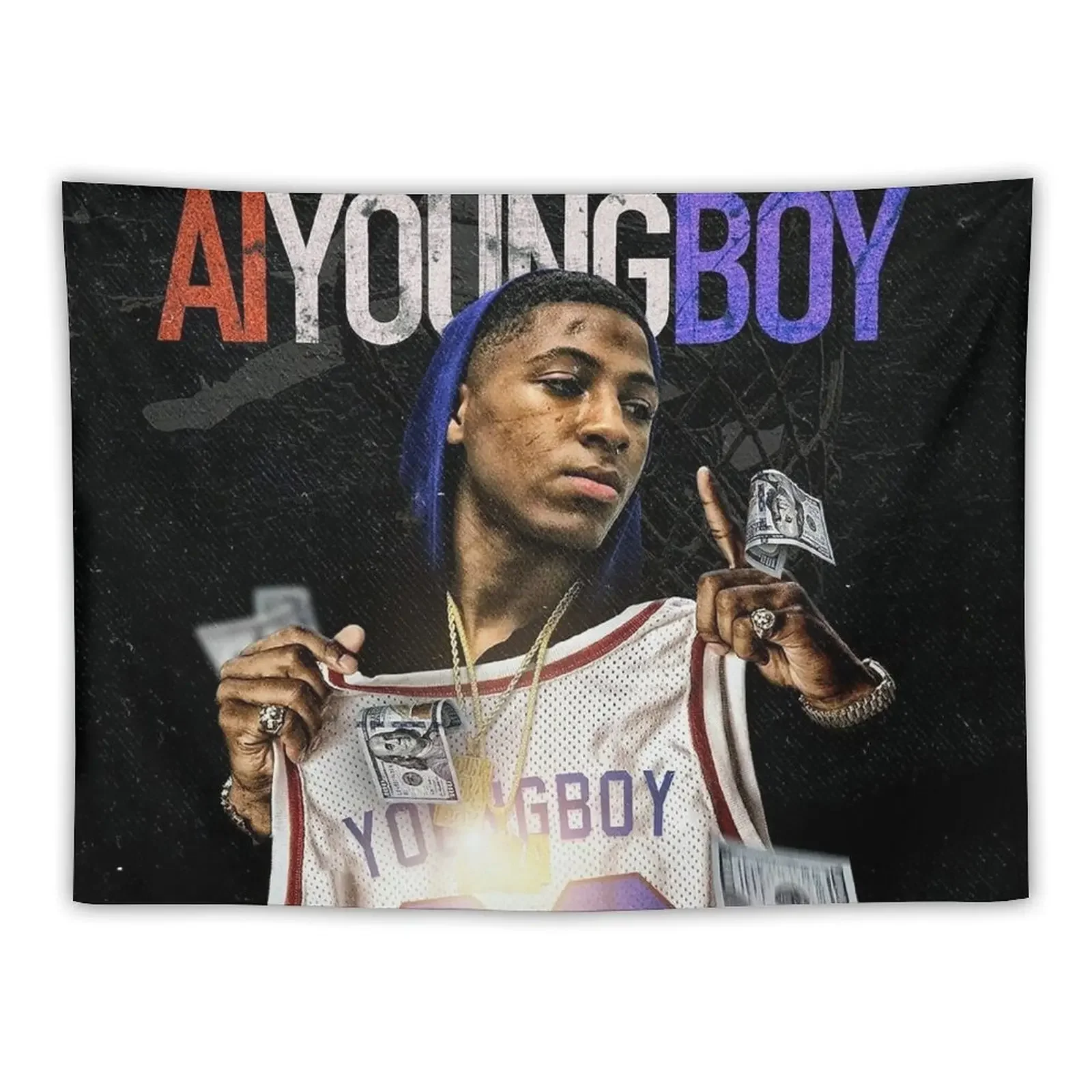 Fourboy Young Boy Never Broke American Tour 2020 Tapestry Decorative Wall Decorations For Room Tapestry