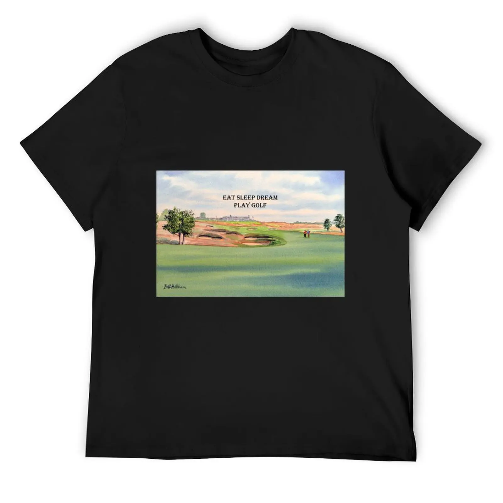 Shinnecock Hills Golf Course с Eat Sleep Dream Play Футболка для гольфа с графикой, летние топы, набор мужских футболок с рисунком