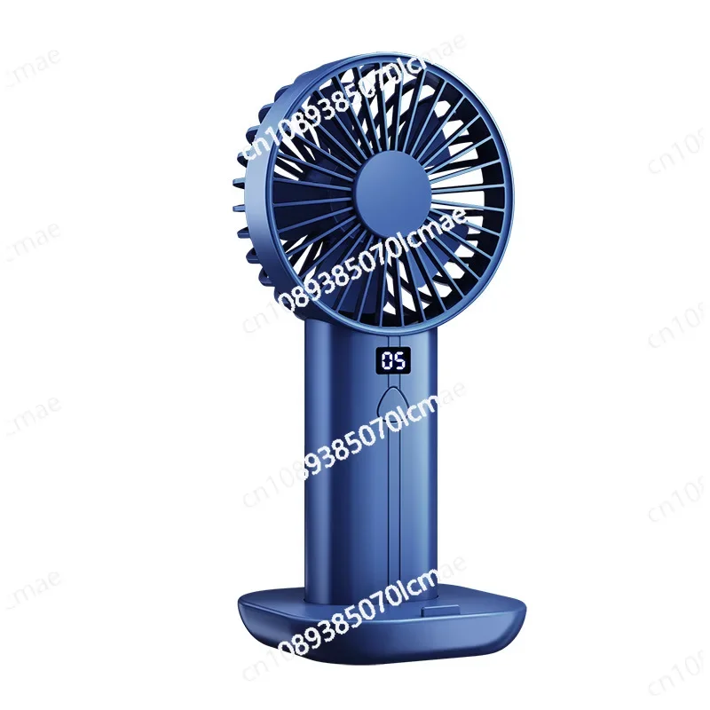 Large Capacity and Long Battery Life Handheld Fan Desktop Fan 5-speed Outdoor Handheld Gift Fan with Screen Display