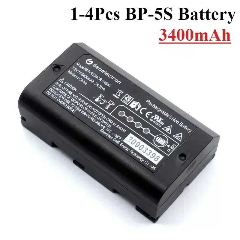 

1Pcs-4Pcs BP-5S Battery for STONEX P9-II S6 S9 FOIF A90 STONEX P9-G South X11 Data Controlle Battery 7.2V 3400mAh