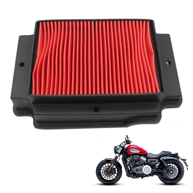 Motorcycle Air Filter Air Intake Cleaner For Benda Chinchillav2 BD300-15 2021 2022 Air Filter Replacement