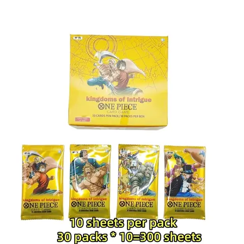 One Piece 300 st. Op05-serien kort Boosterbox Anime engelska samlarkort brädspelskort samla souvenirer leksaker samla pojkar gåvor 8 best sales caja one piece - №6