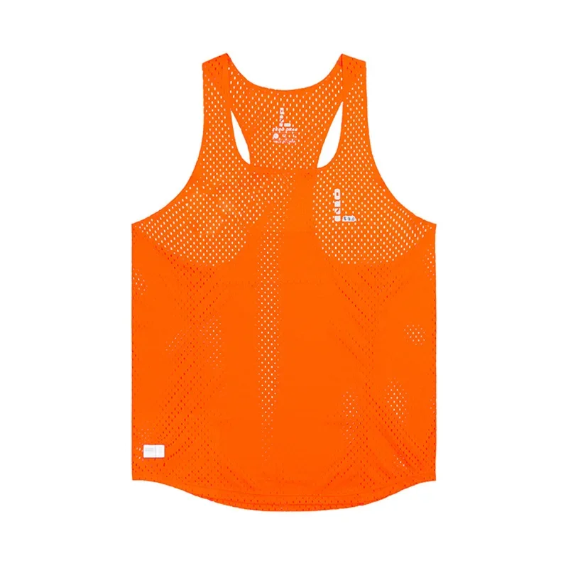 Professionele Man Elite Naadloze Marathon Snel Hardlopen Sportvest Atleet Track Field Singlet