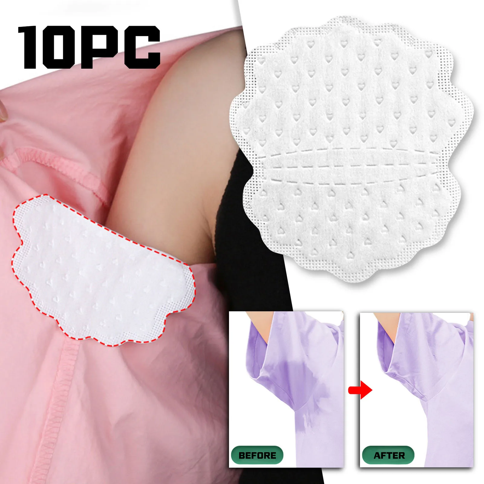 Armpit Sweat Pads Ultra Absorbent Underarm Sweat Pads Women  Men Stain Protecting, Sweat Pads For Underarms, Armpit Sweat Stain