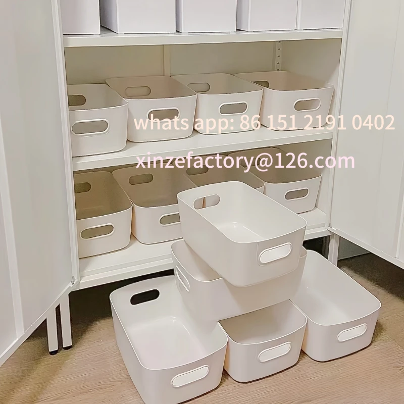 

Customizable 5/10Pcs Kitchen tabletop miscellaneous snacks storage seasoning storage basket Desktop Cosmetic Plastic Sundrie