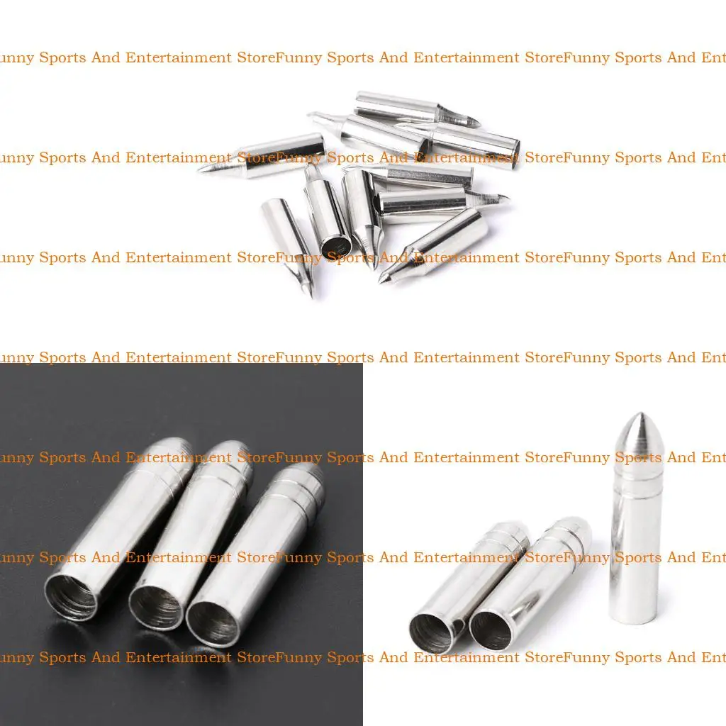 

C4DE 10pcs Recurve Compound Arcound Arcound Blow Metal Metal стрелки