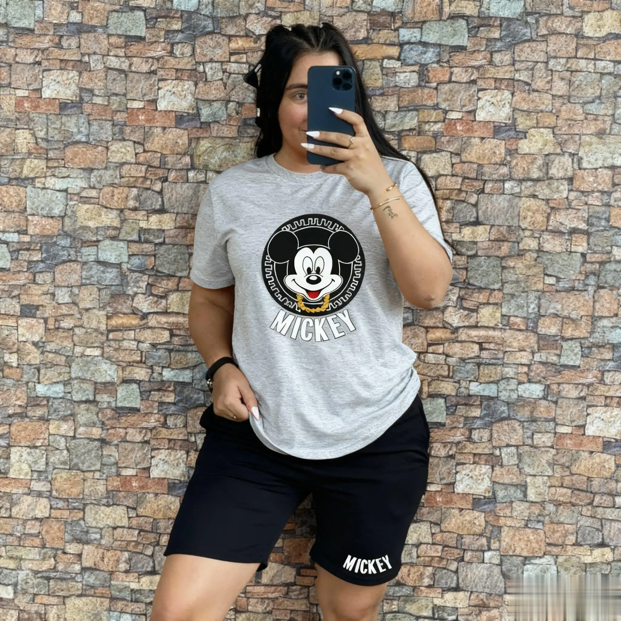 Verão na moda mickey mouse gráfico t camisa das mulheres dos homens manga curta camiseta solta oversized casual topos bonito dos desenhos animados impressão streetwear