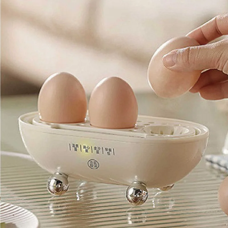 

Egg Cooker Portable Low Power Student Dormitory Mini Breakfast Machine Automatic Power Off Electric Steamer Kitchen Tool 120W