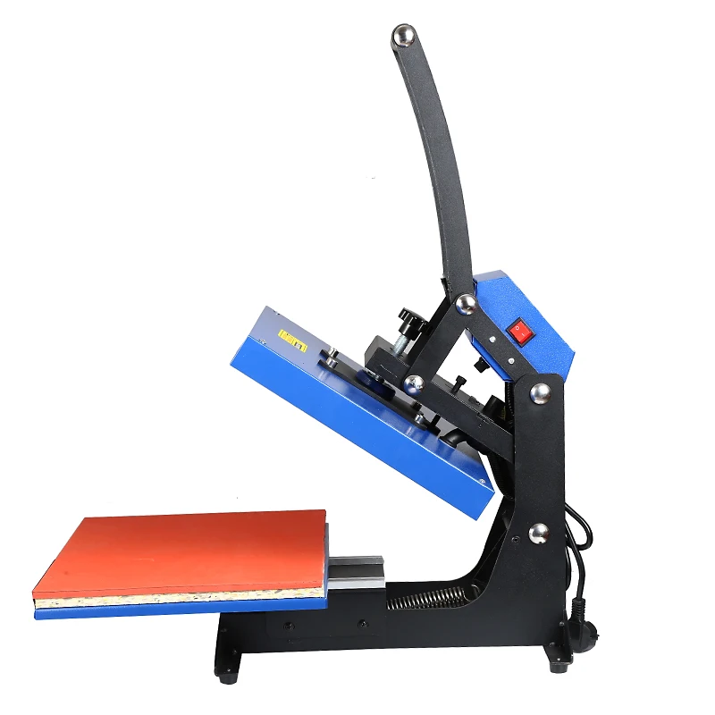 custom double display 33*45cm heat press machine sublimation  for t-shirt slide   