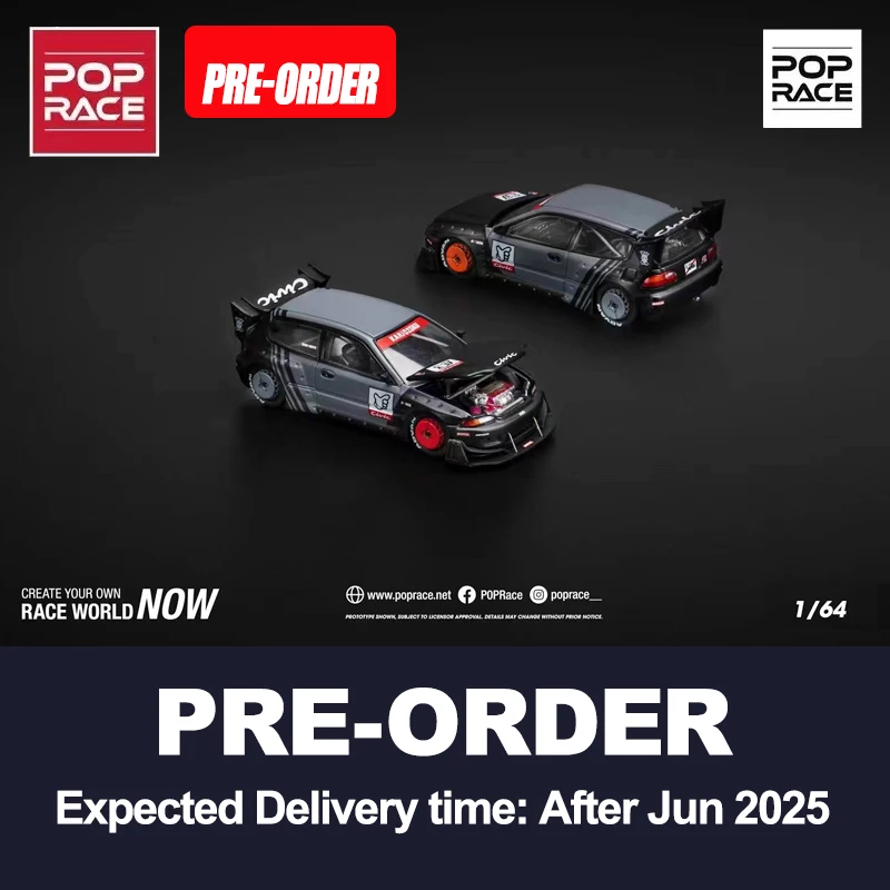 POPRACE 1:64 PANDEM CIVIC EG6 