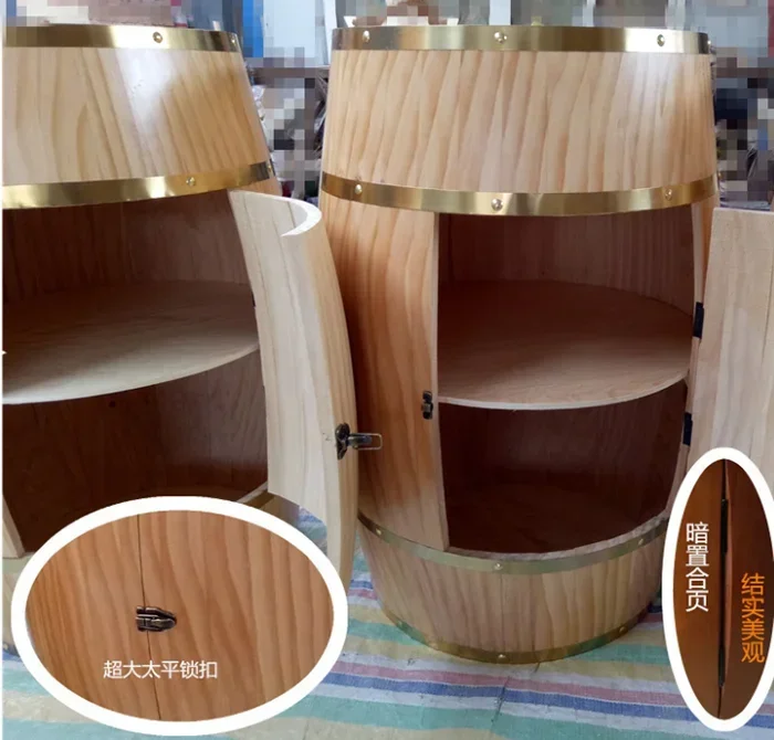 Furniture Like Cabinet, Wooden Barrel Bar table Hot sales