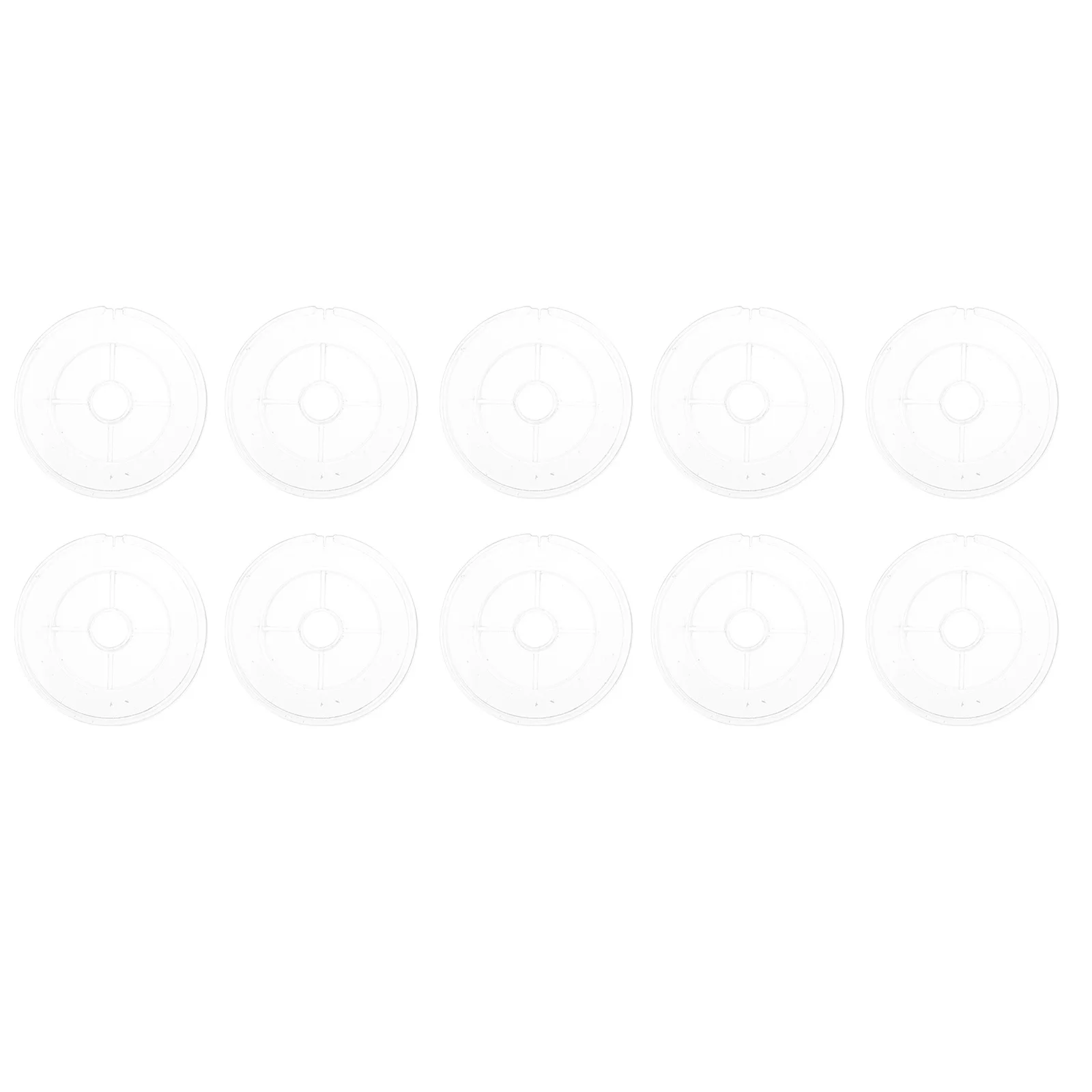 10 قطعة بكرات بلاستيكية خفيفة الوزن بكرات خيط تمنع التشابك مثالية لتنظيم سلسلة الخياطة والحياكة