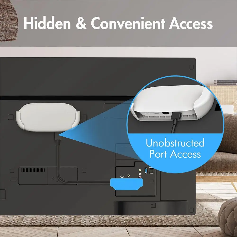 Support mural de dissipation thermique pour Google TV Streamer, Anti-chute, Choc, 4K, E9z0