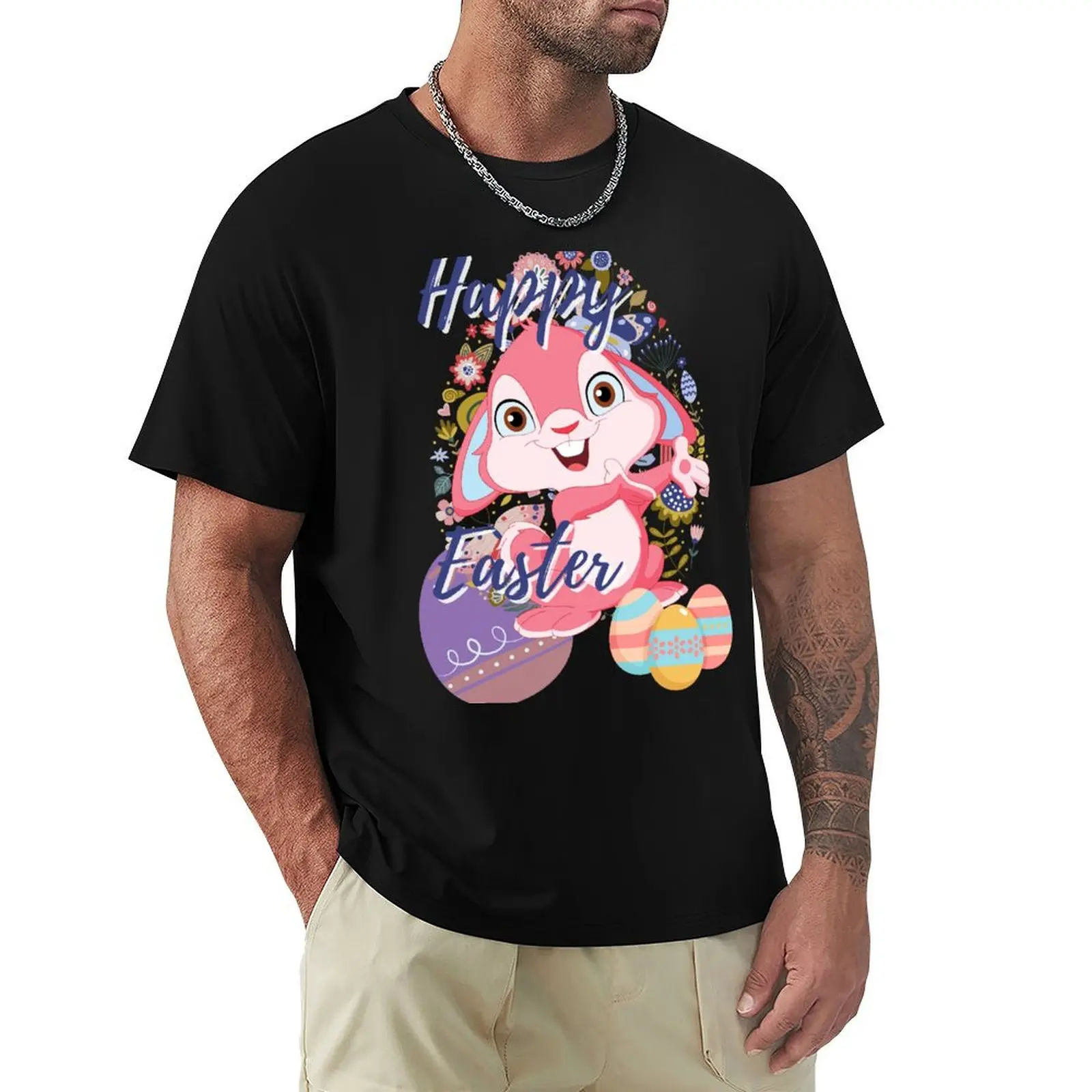 

Happy Easter T-Shirt valentines boutique clothes essential t shirt Anime t-shirt T-shirts oversize mens t shirt graphic