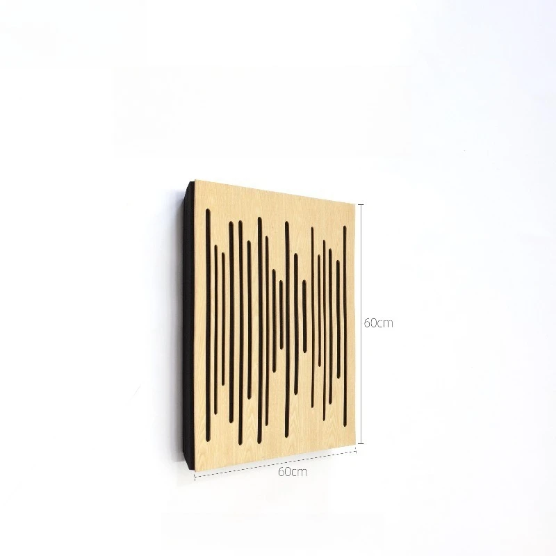 Wooden sound-absorbing panels Diffusion panels HIFI listening recording Music studio, reduced reverb Acoustics