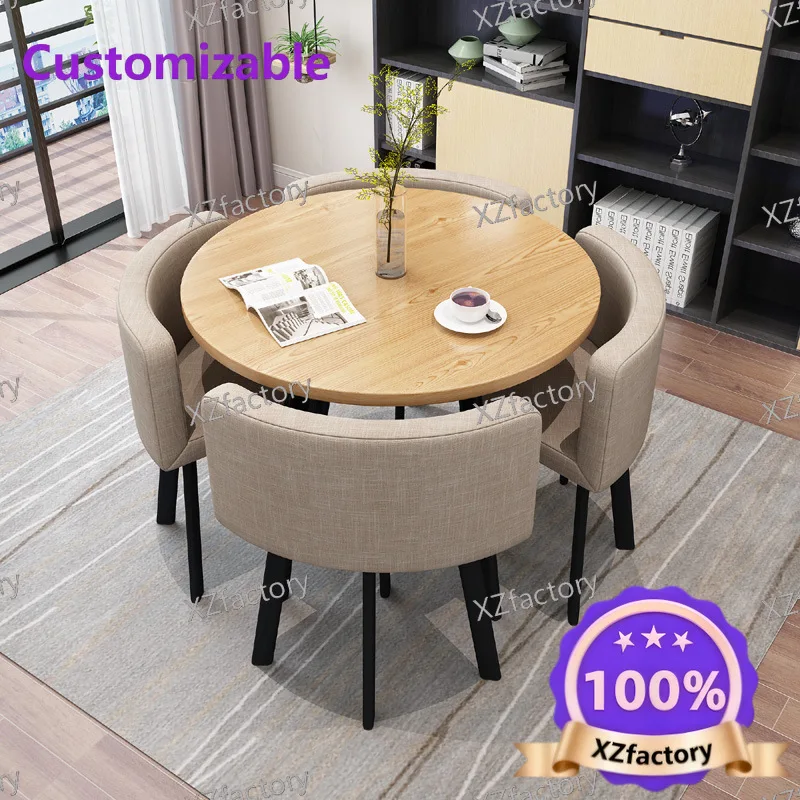 

Factory Direct 2026 Top Rated Simple Reception Table and Chair Combination Negotiation Table Business Use
