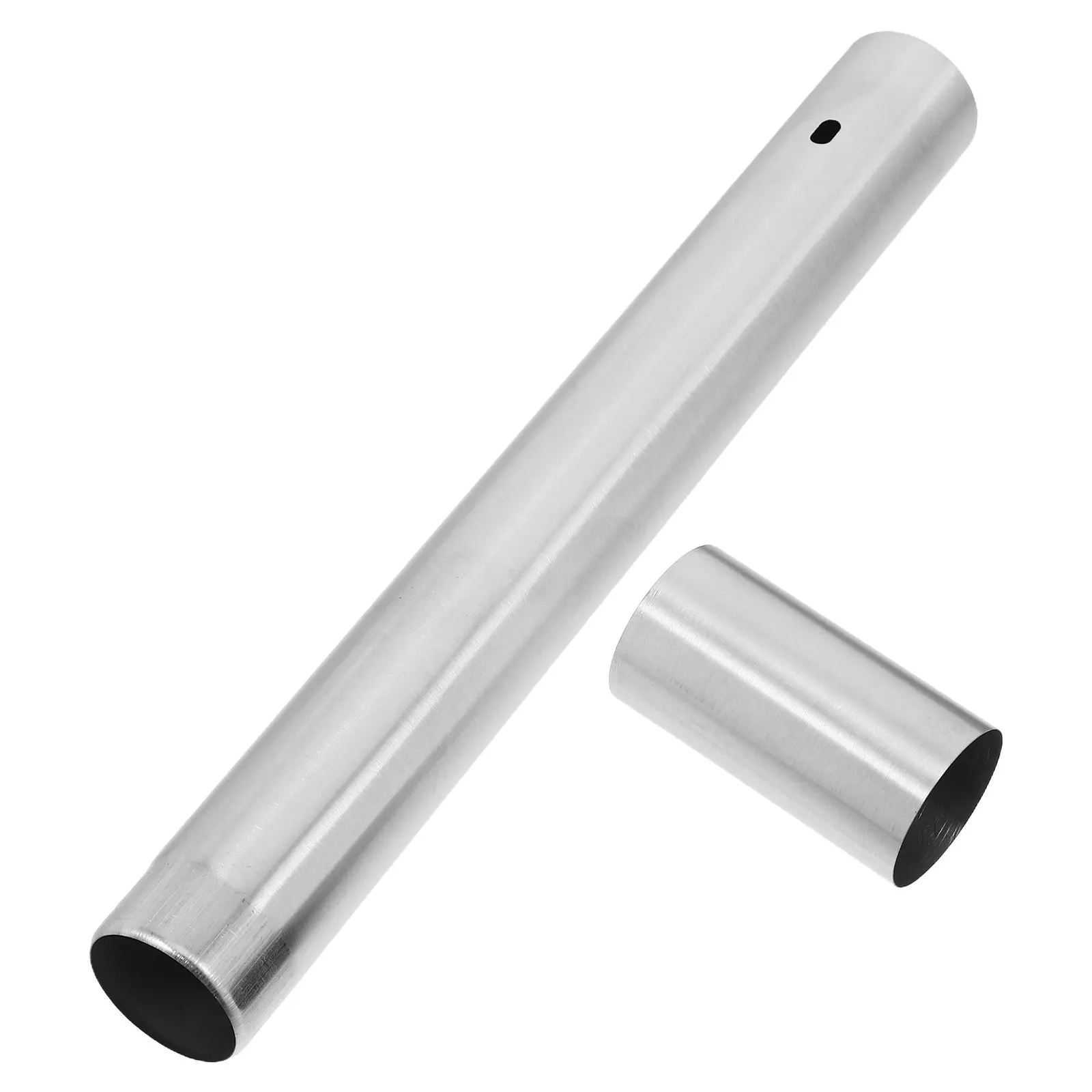 

Diploma Storage Tube Stainless Steel Certificate Protector Tube for Birth Certificates Scrolls Keepsakes Vintage Decorative