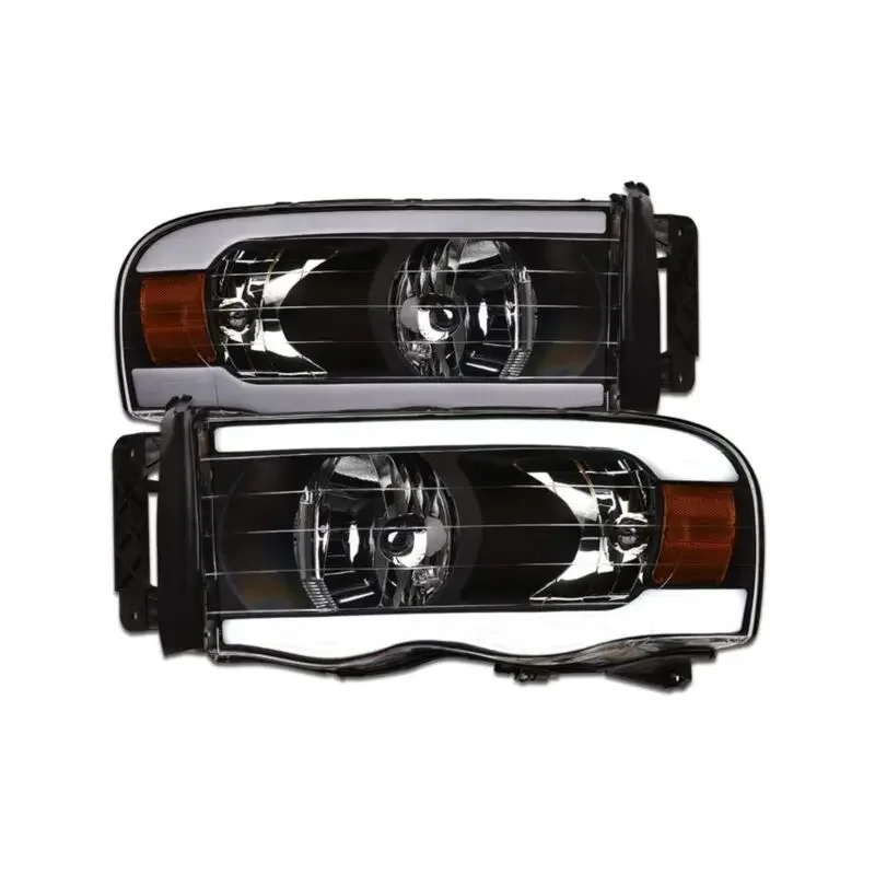 

Sign... Housing Bar Strip Black DRL Crystal Headlights Topline_autopart LED Tube