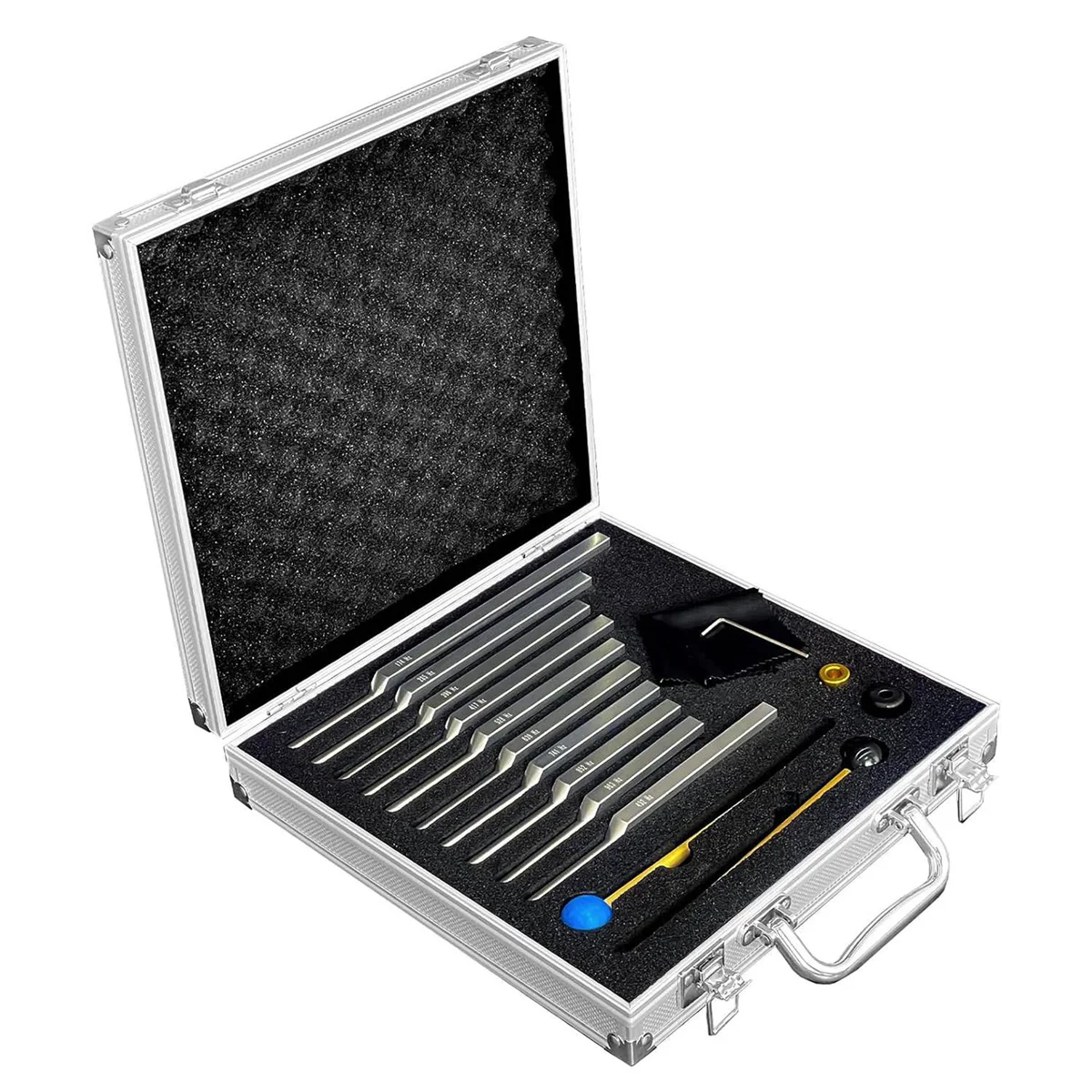 

A04I 10 Piece Tuning Fork Set ,Tuning Forks for Healing Chakra Sound Forks for Sound Healing Therapy,Reduce Stress