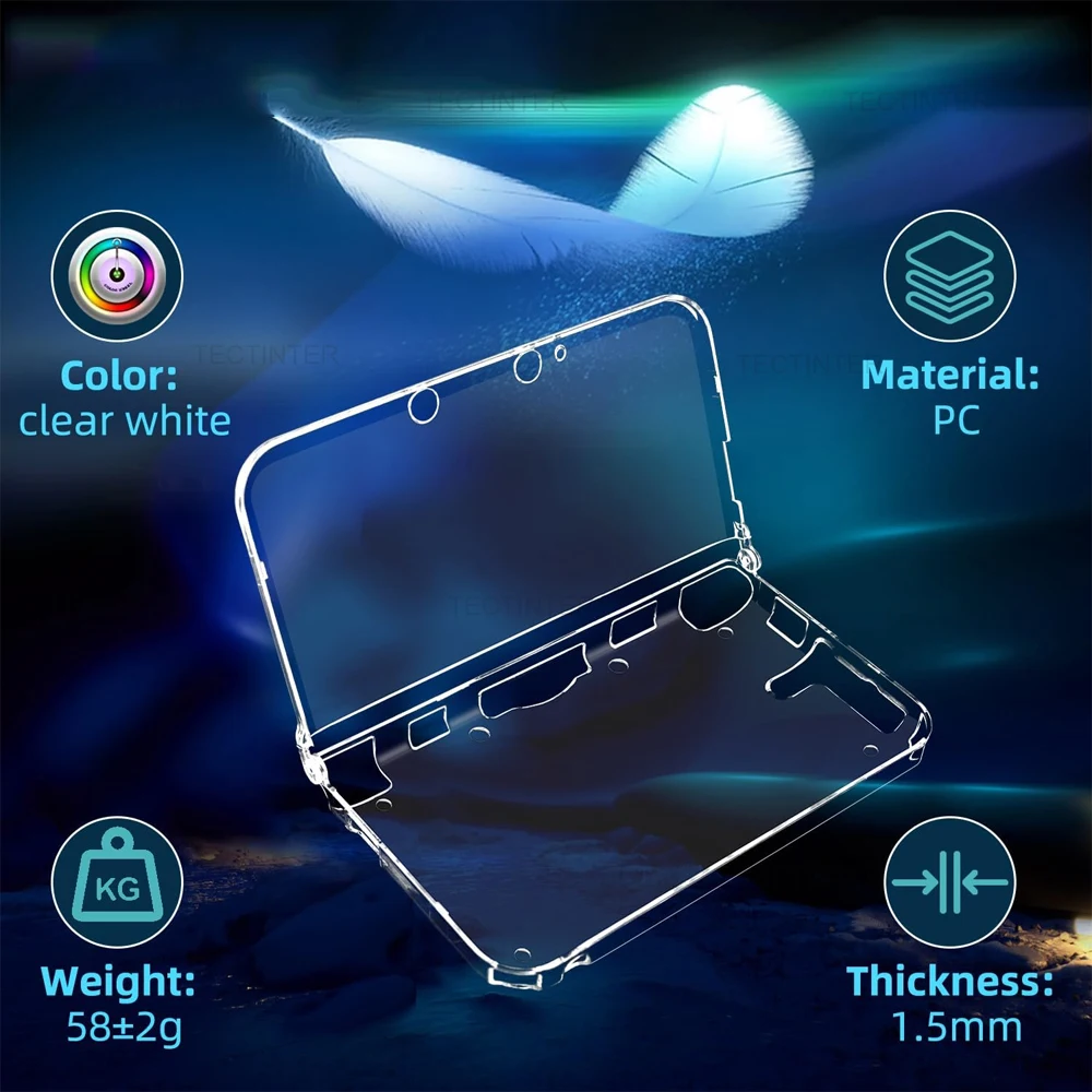 Clear Hard Protective Case For NEW Nintendo 3DS XL/LL Transparent Crystal Shell Full Cover Game Console Protector For 3DS LL/XL view 5