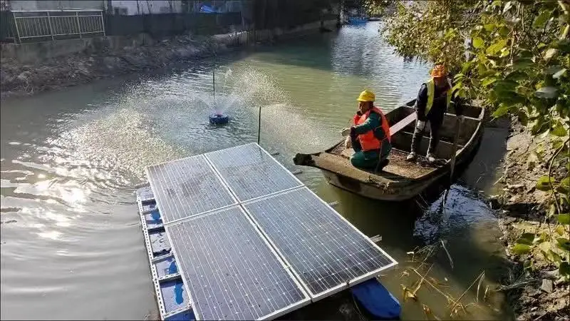 منتج جديد عالي الكفاءة 1.5Kw نافورة مضخة توصيل المياه بالطاقة الشمسية ومضخات البركة