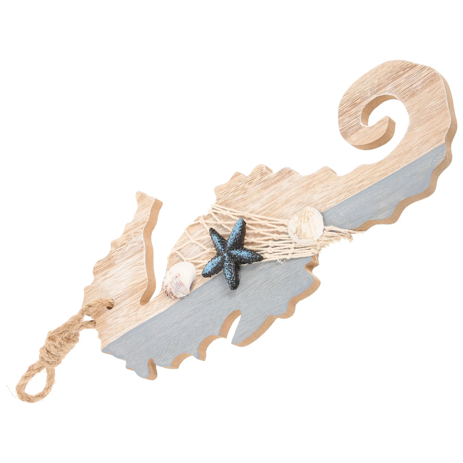 Paddle Pendant Ocean Nursery Decor Sea Horse Ornament Decorations for Home Beachy Room