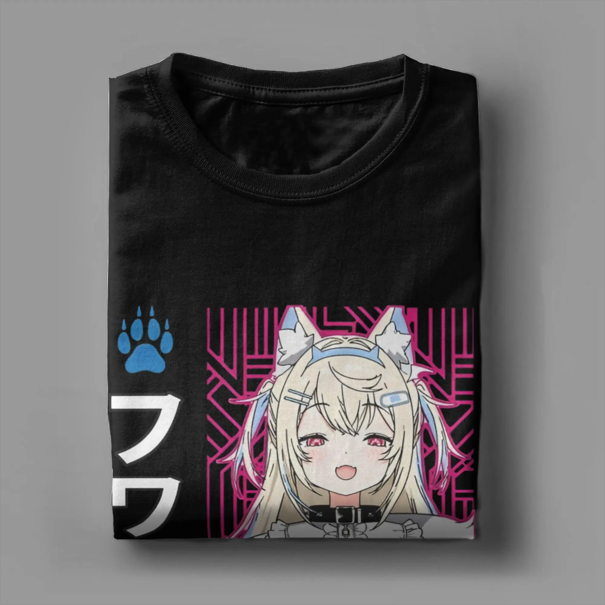 FuwaMoco Advent Hololive Tee Shirt for Men Women Graphic T Shirts  Cotton Clothes