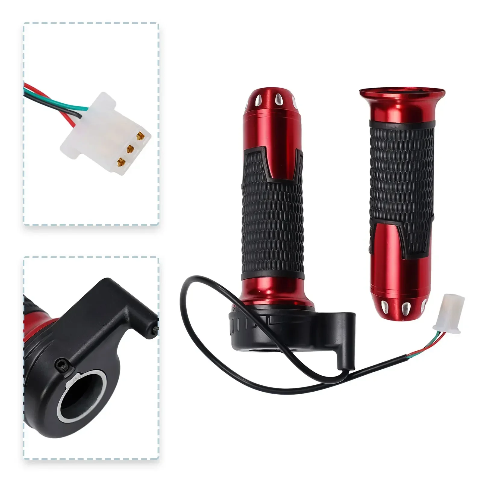 Throttles Twist-Throttle Bicycle Throttle ABS+Aluminum Alloy About 190-240g Cruise Electric Scooter Electric Bike New
