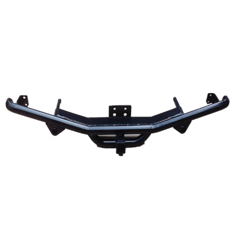4x4 Offroad Sport Auto Parts NAS Style Black Powder Coated Steel Bumper Tread Plate Step Rear End Fit for l Defender 110custom
