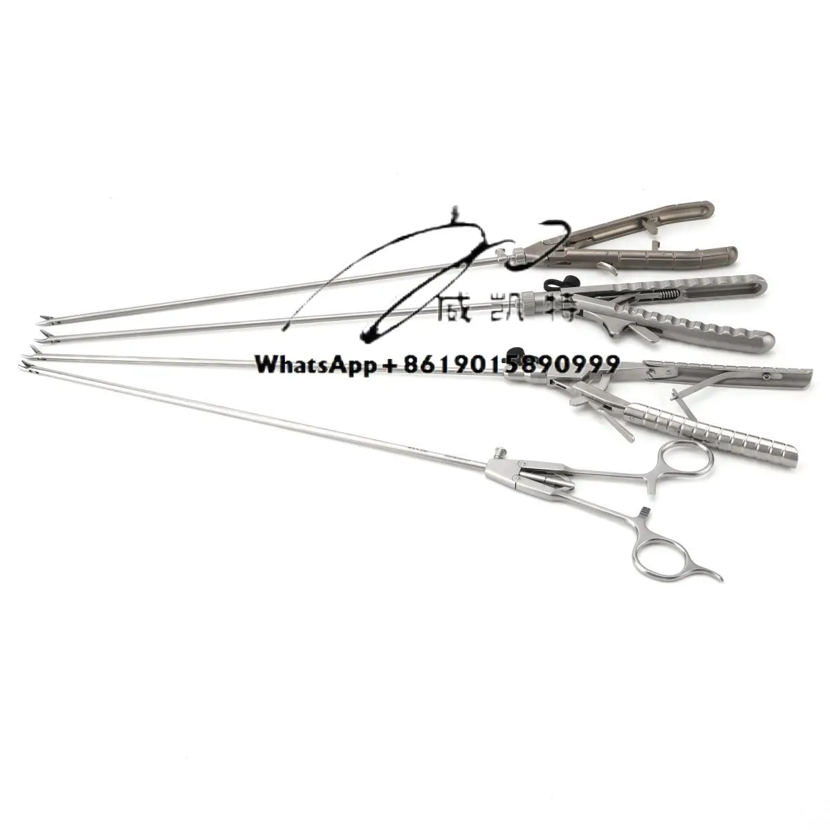 

Reusable Surgical Needle Holder Forceps Titanium Laparoscopic Instruments Curved Laparoscopy Needle Holder Driver